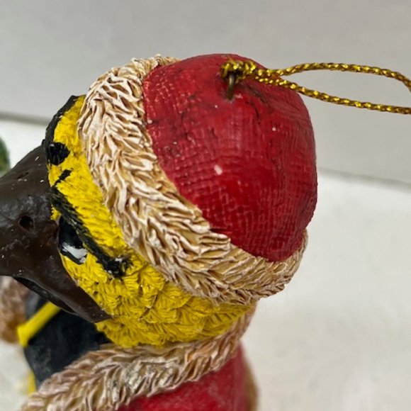 VTG University of Iowa Hawkeyes Mascot Christmas Hanging Ornament Collectible - Picture 8 of 9